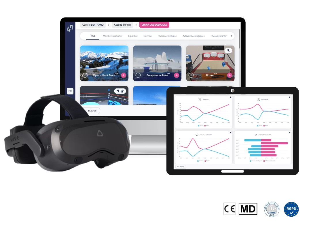 H'ability vous présente la nouvelle version de sa plateforme, pour une rééducation optimisée en kinésithérapie