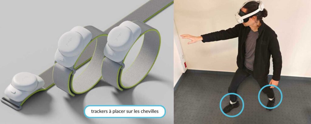 Trackers chevilles Pico réalité virtuelle H'ability