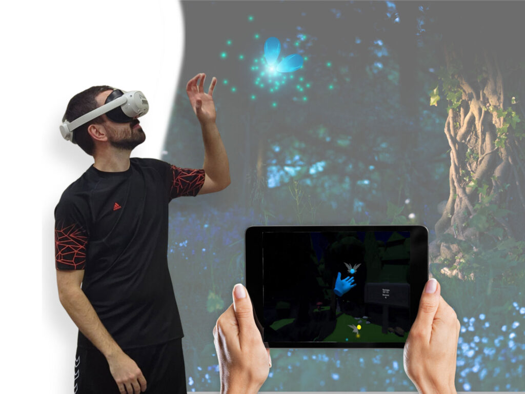 foret enchantée exercice ludique réalité virtuelle