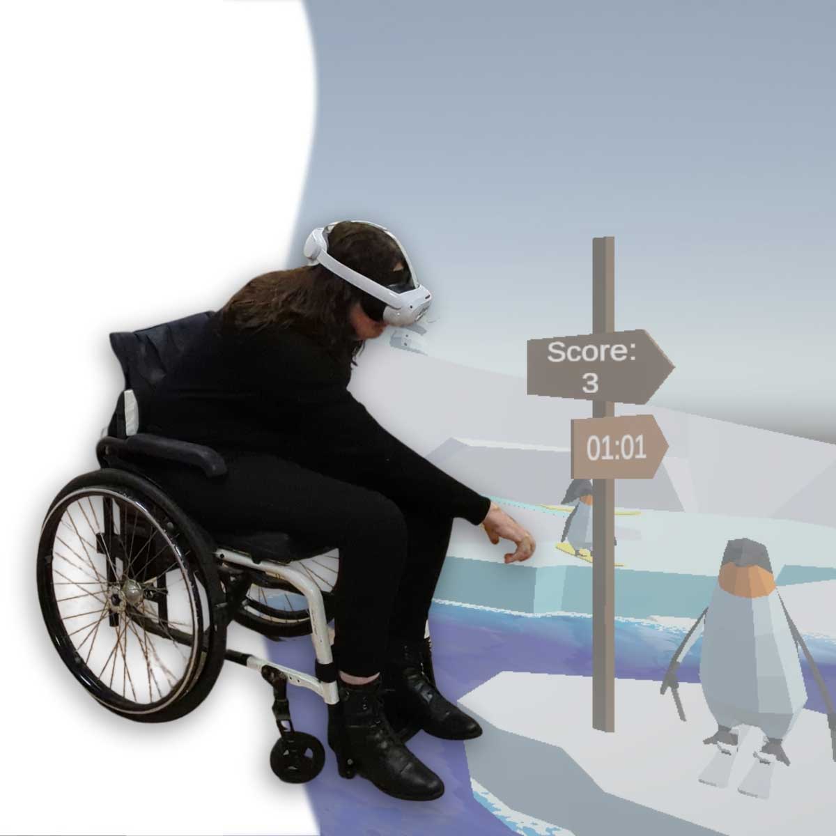 Rééducation VR lombaires exercice ludique
