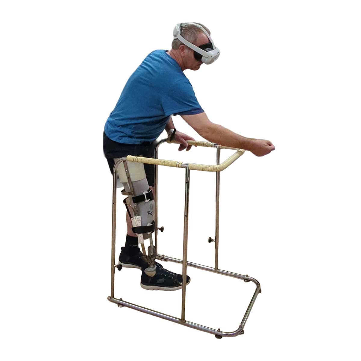 Solution VR compatabile support de maintien patient amputé