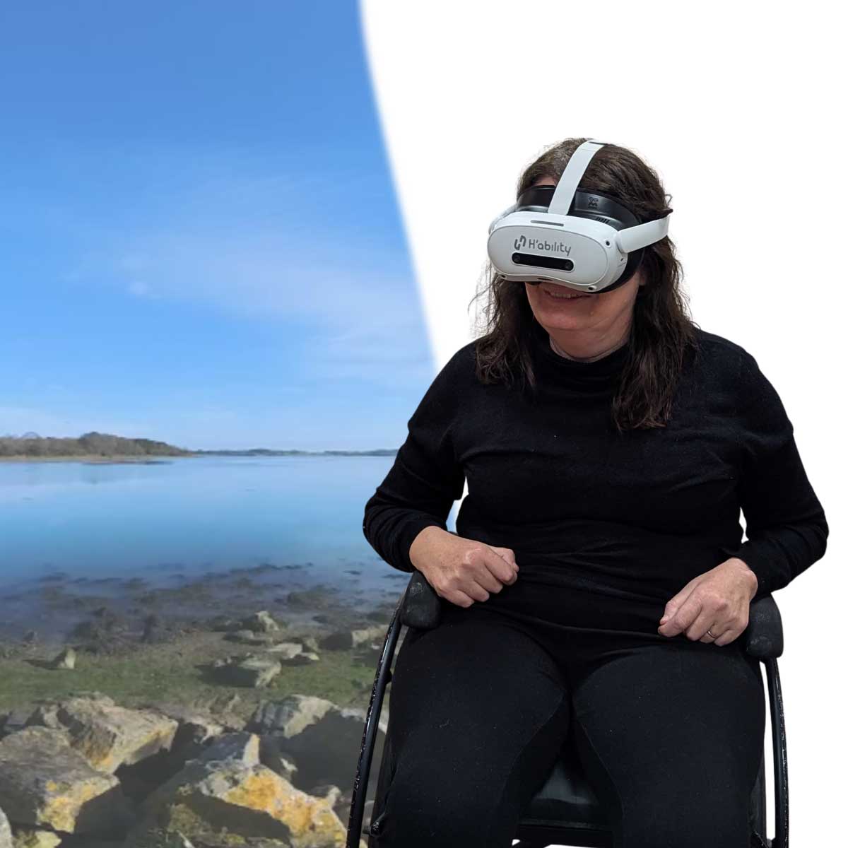 Séance rééducation et relaxation cognitive avec réalité virtuelle