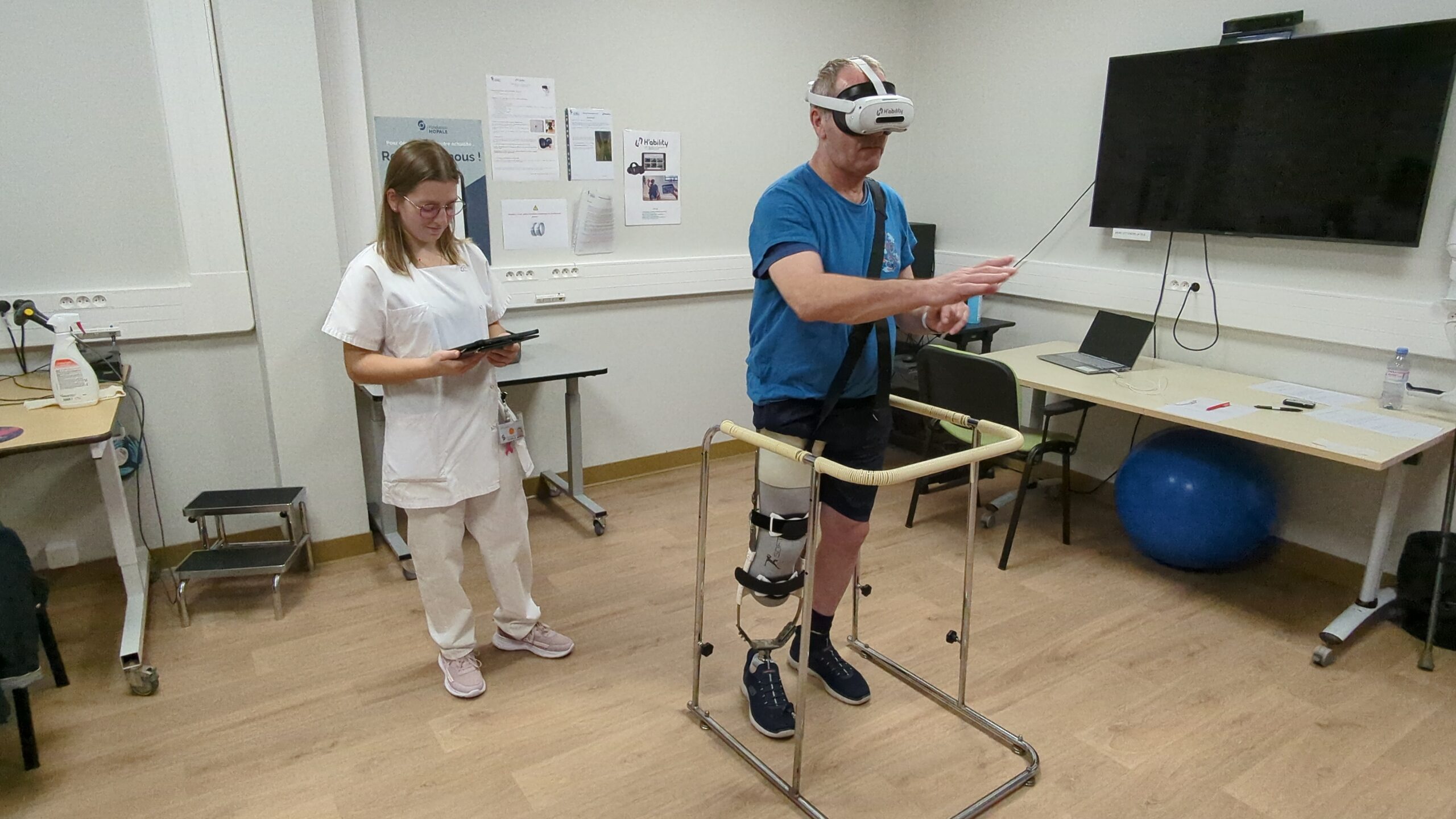 rééducation vestibulaire réalité virtuelle casque VR