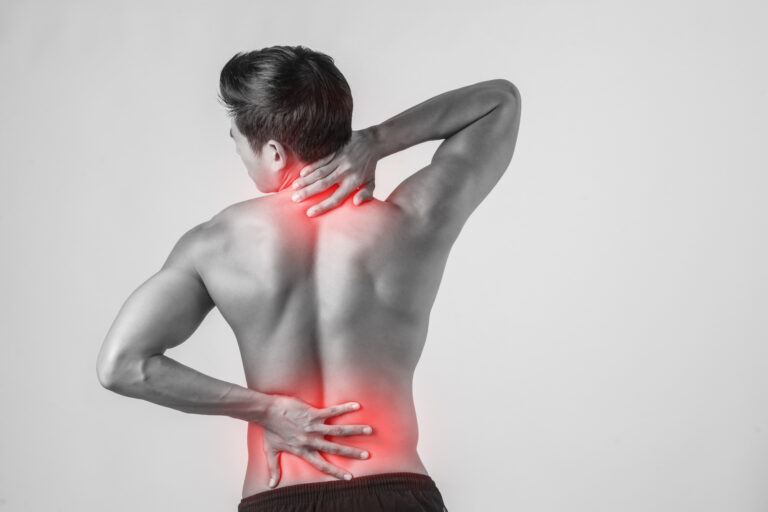 Patient in rehabilitation for chronic low back pain