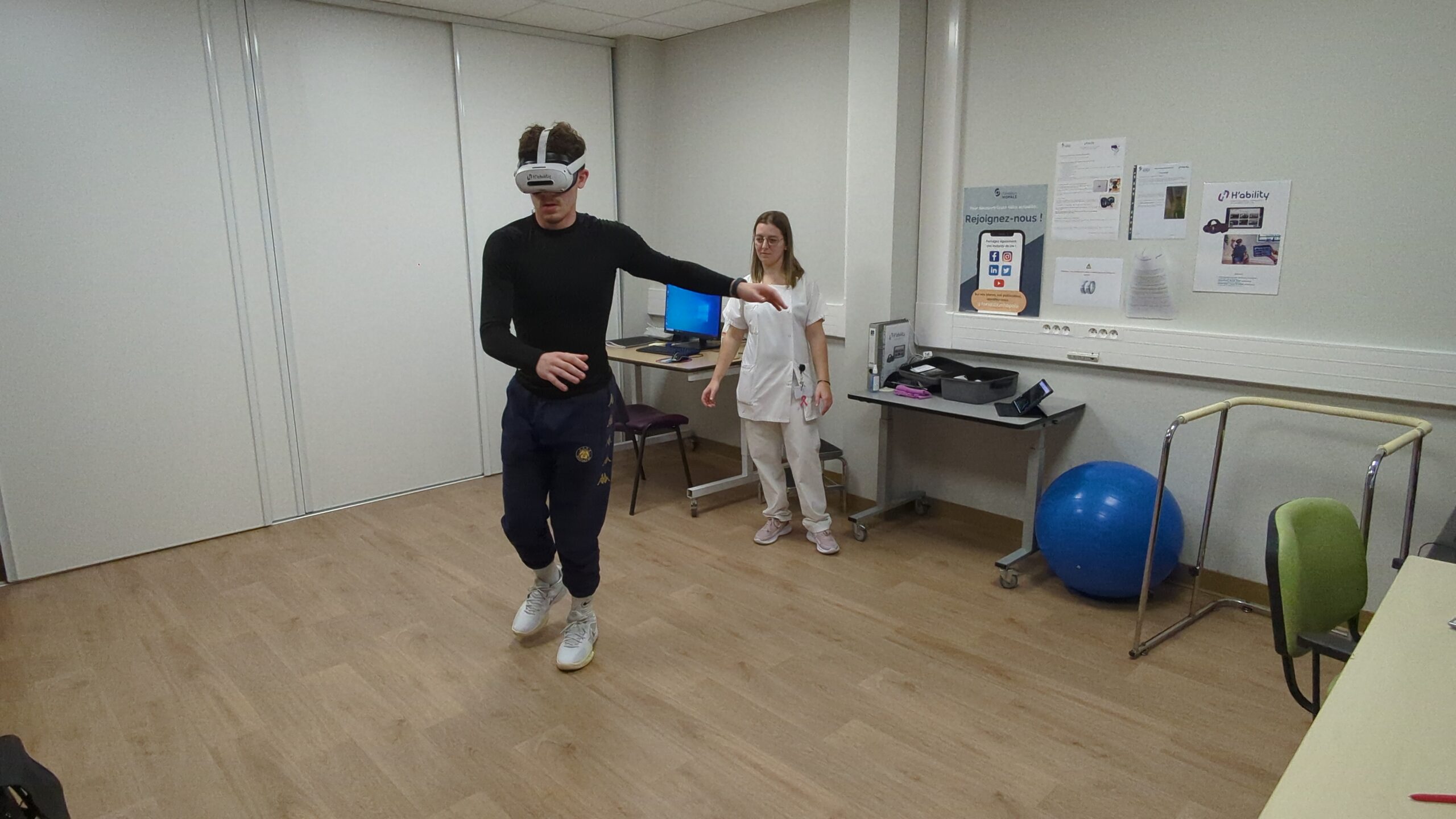 reprise du sport après blessure rééducation réalité virtuelle